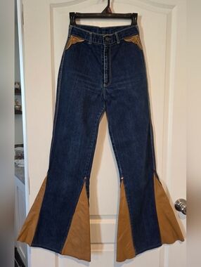 1970s "Fancy Ass" Women's Bell Bottom Jeans